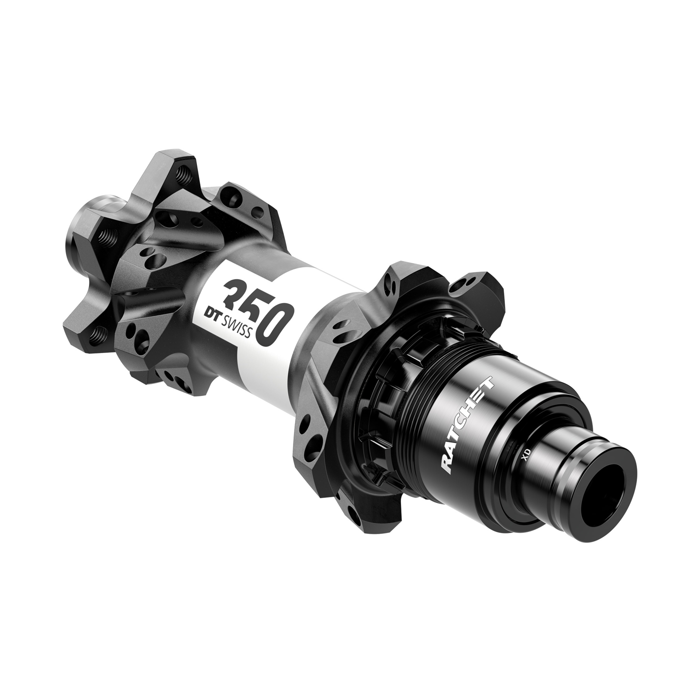 DT SWISS 350 STRAIGHT PULL NABE HINTEN IS(6-BOLT) 28H